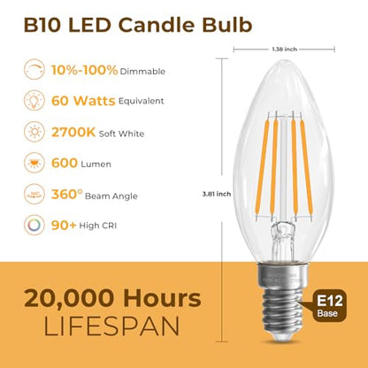 40 watt Candelabra Light Bulbs