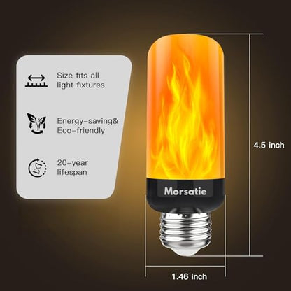 Upgraded LED Flame Light Bulbs