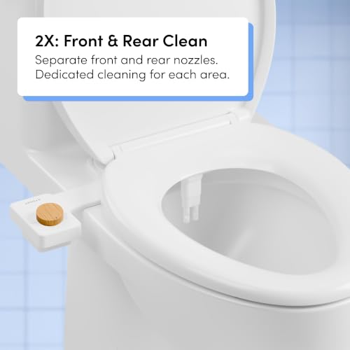 Fresh Bidet Ultra Slim Toilet Seat Attachment