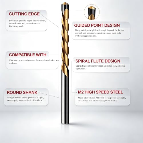 Drywall Router Bits Set Brocas para Drywall
