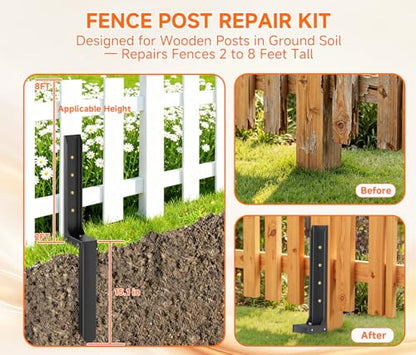 1 Pcs Fence Post Repair Kit