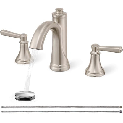 Brass Bathroom Faucet 3 Hole