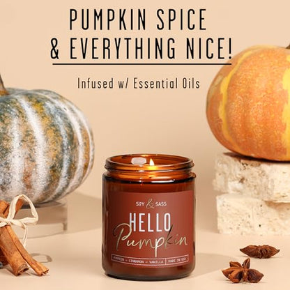 Fall Candles and Christmas Candles