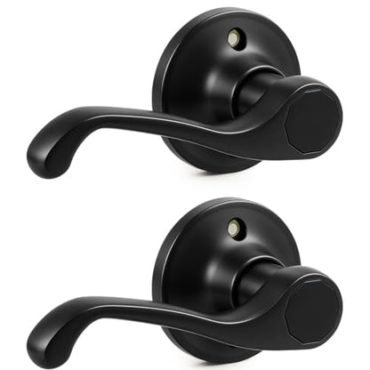 Door Handles Black Gold