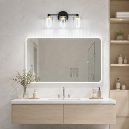 Brushed Nickel Vanity Light with 3 Color Modes