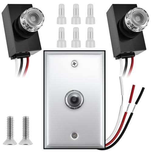 2 Pack Photocell Sensor for Outdoor Lights
