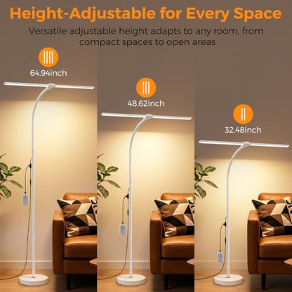 Double Head LED Floor Lamp