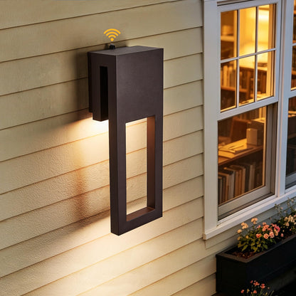 Textured Bronze Dusk to Dawn Outdoor Wall Sconce Light 15 Inch (1Pack Textured Bronze(with Photocell))