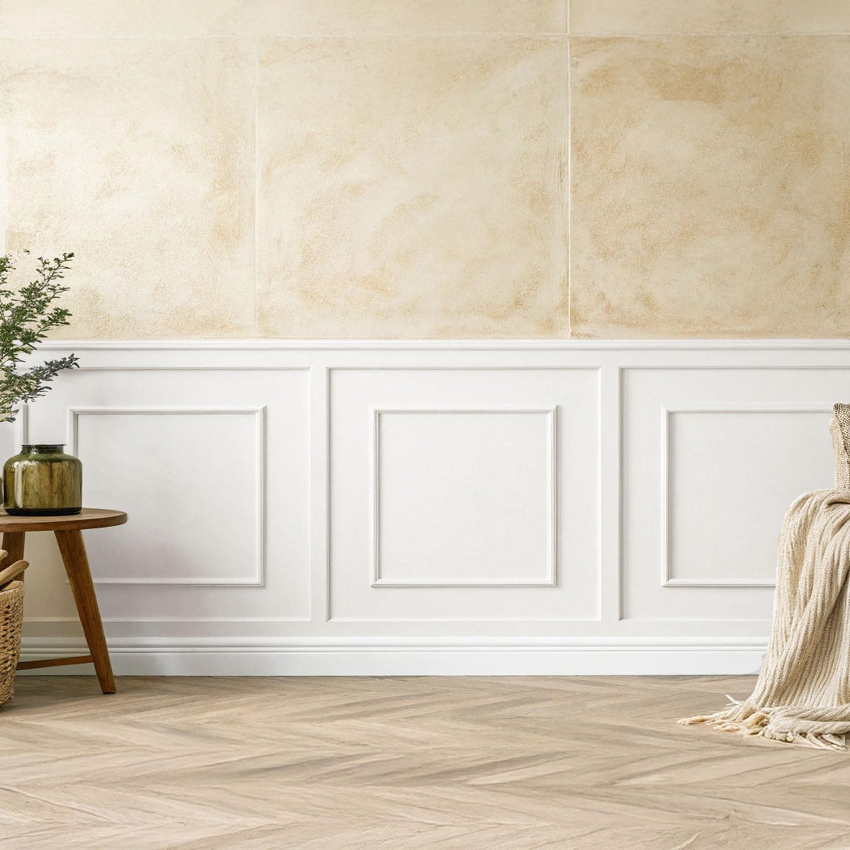 3 Set Pre Cut Accent Wall Molding Kit Wainscoting Panels (16X16 in)
