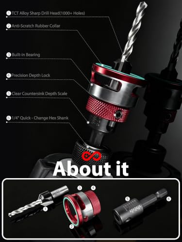 Countersink Drill Bit Set