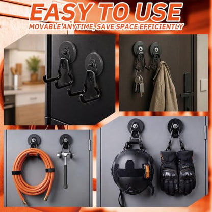 Heavy Duty Magnetic Garage Hooks