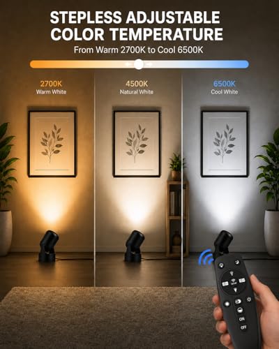 Indoor Uplights with Remote