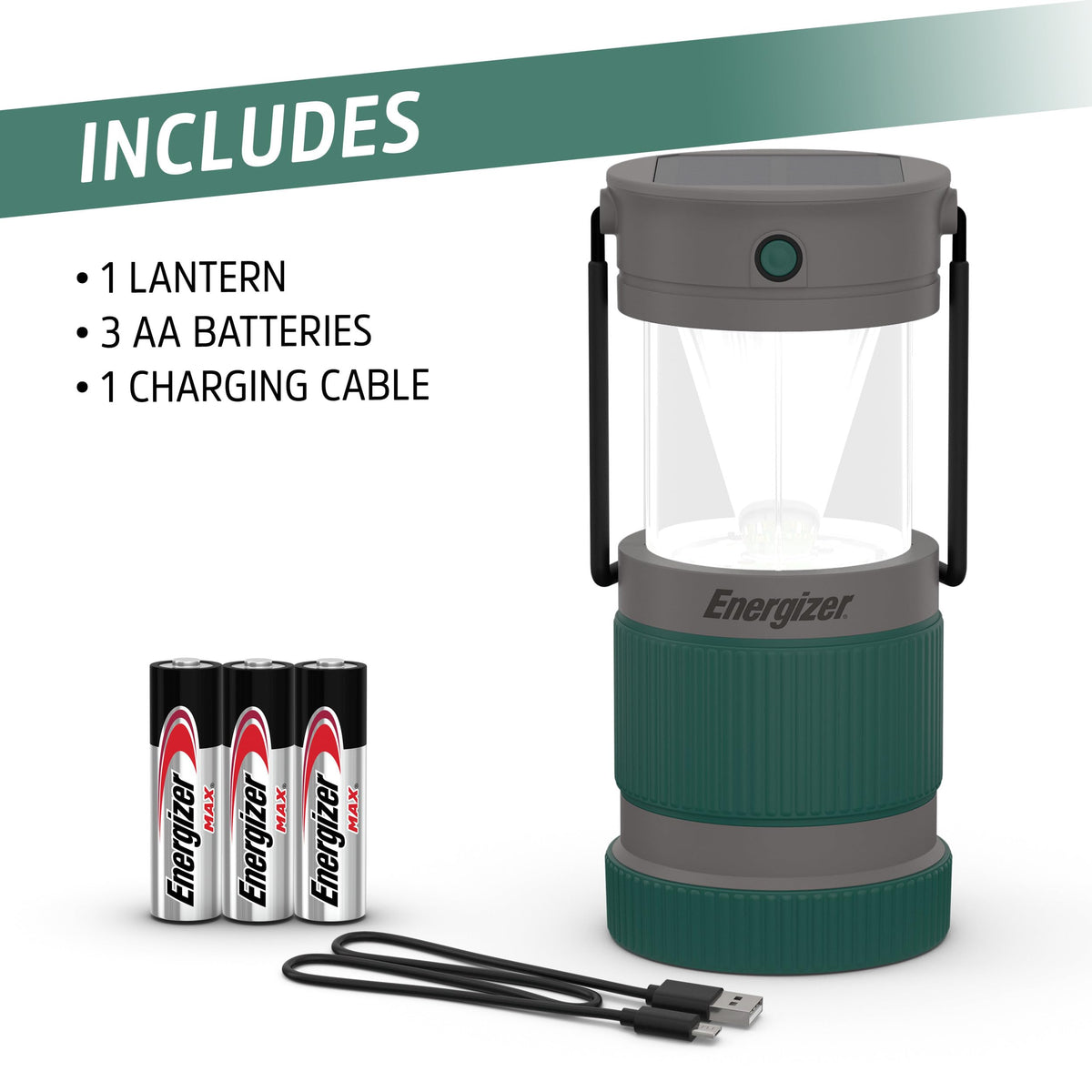 S 500 Hybrid Power Camping Lantern (1 Pack / 500 Lumens)