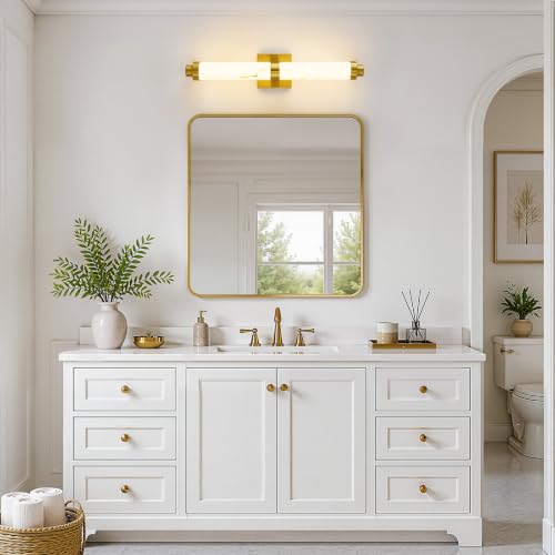 LED Modern Wall Sconces (Resin Gold / 24-Inch)