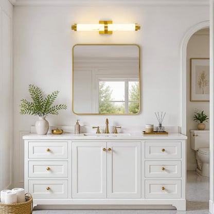 LED Modern Wall Sconces (Resin Gold / 24-Inch)