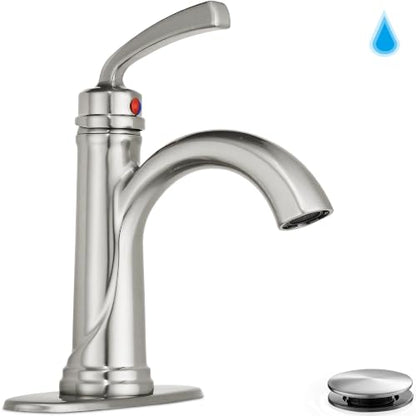 Bathroom Faucet 1 Hole or 3 Hole 4 Inch