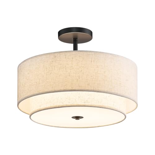 16" Semi Flush Mount Ceiling Light