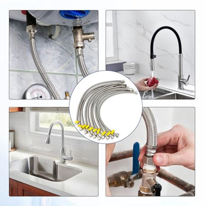 10PK 16 Inch Faucet Supply Lines