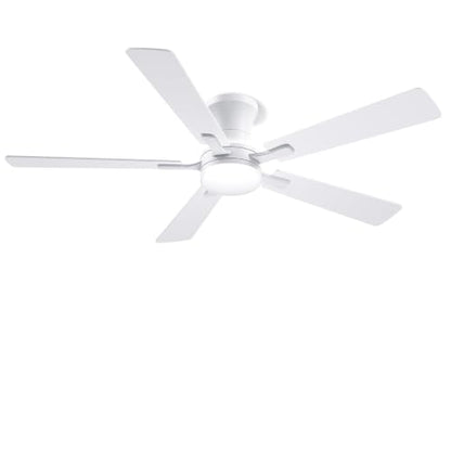 Low Profile Ceiling Fan with Light and Remote
