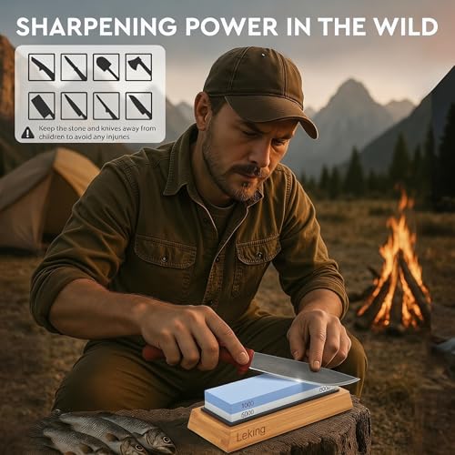 Knife Sharpening Stone Set