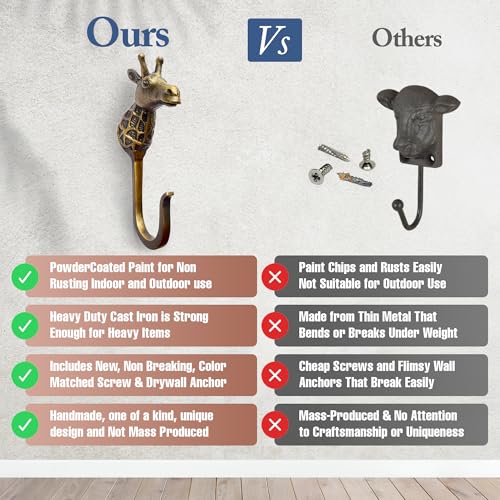 Cast Iron Animal Entry Hooks