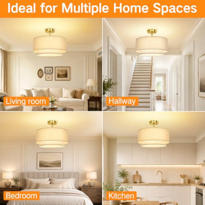 Semi Flush Mount Ceiling Light