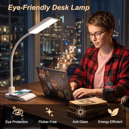 Desk Lamp with Wireless Charger