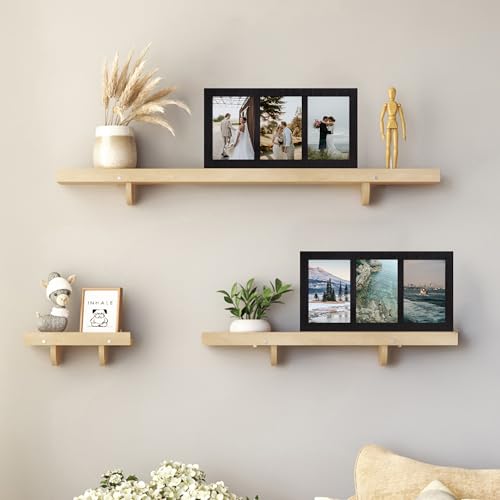 4x6 Collage Picture Frames (Rustic Black / 7x13.5in (1Pack))
