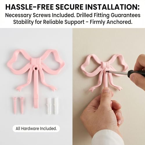 Bow Hanger Coquette Room Decor