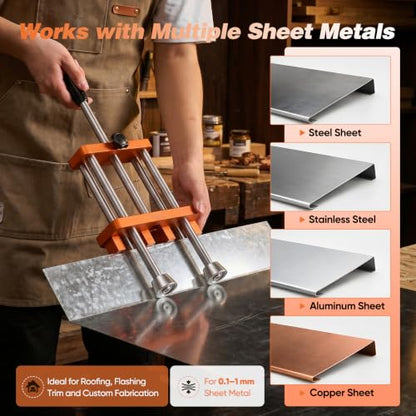 2 Station Sheet Metal Bender (Orange)