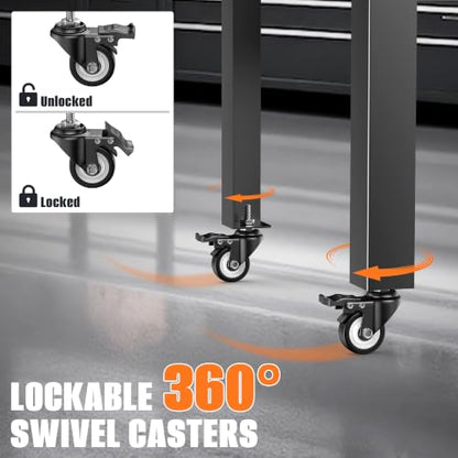 Heavy Duty Metal Workbench
