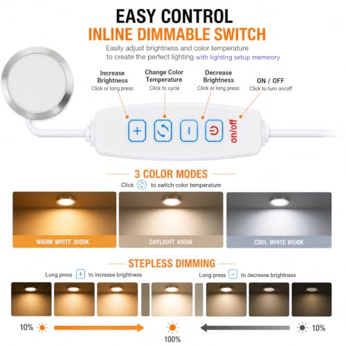 USB LED Puck Light