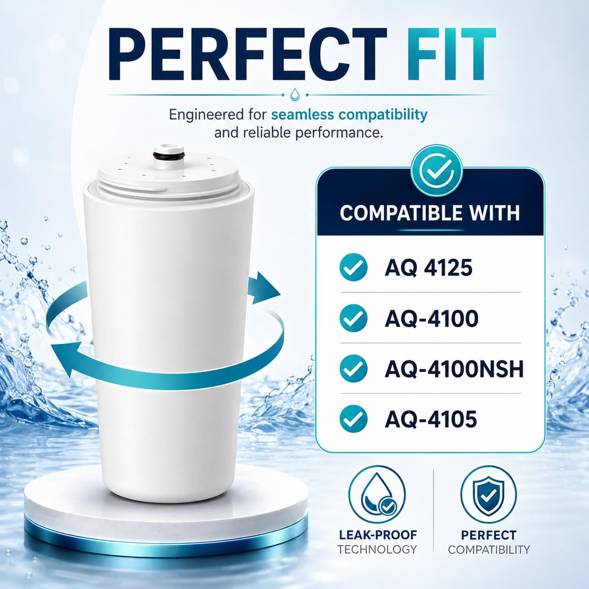 Shower Filter Replacement Cartridge for Aquasana AQ (1-Pack)