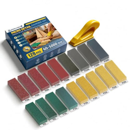 128 Sheets Sandpaper Assortment Pack