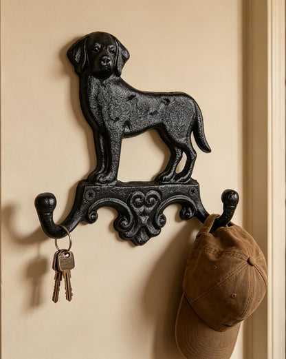 Cast Iron Vintage Dog Wall Hooks