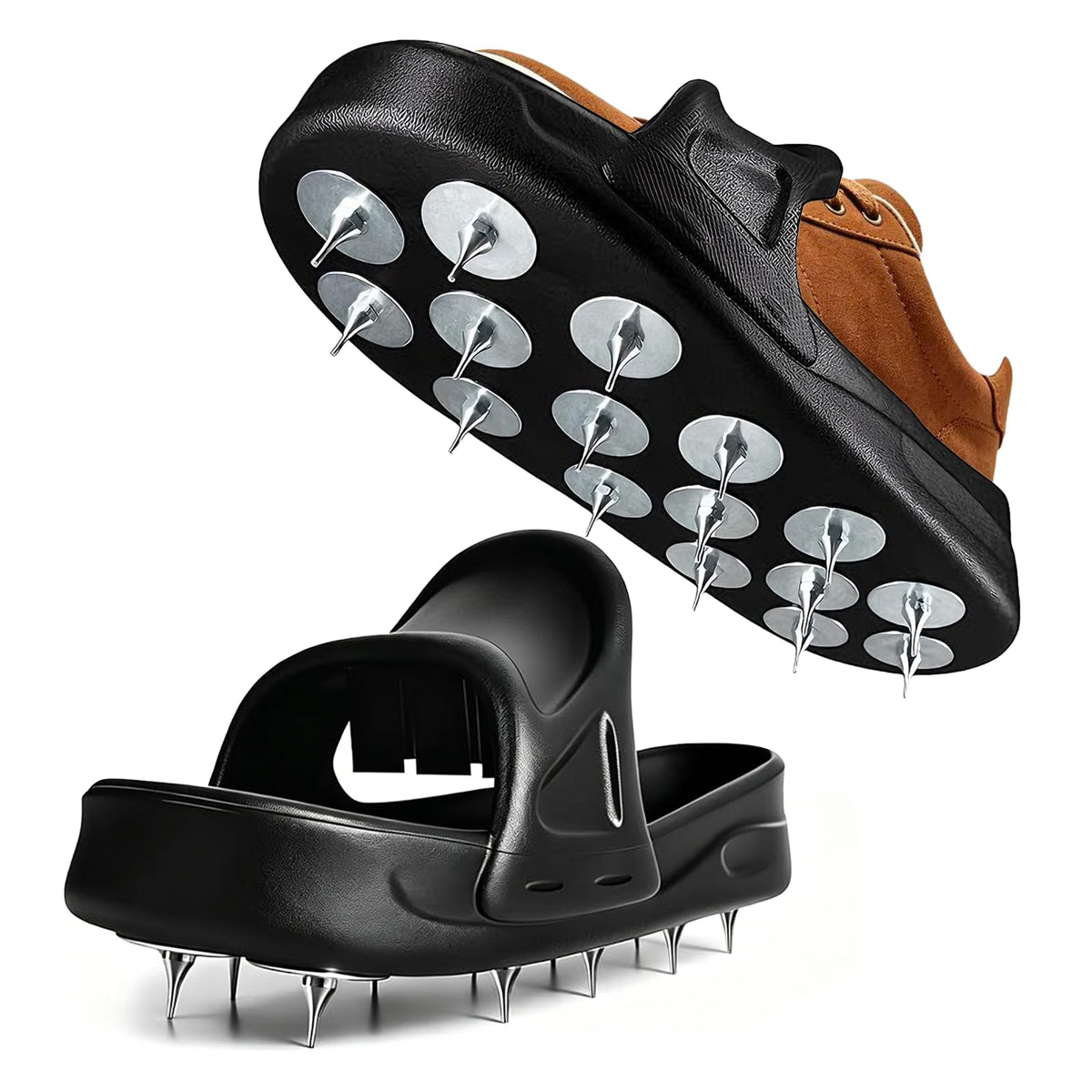 Epoxy Shoes Spike Shoes for Epoxy Flooring Coating (Large)