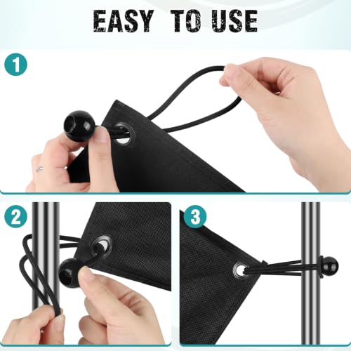 80 PCS Tarp Bungee Cords with Balls