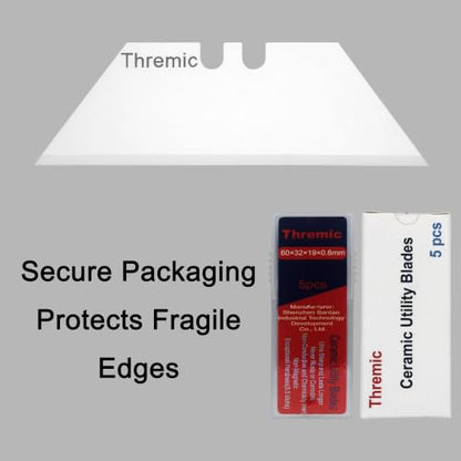 White Ceramic Utility Knife Blades