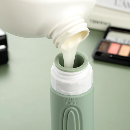 Travel Bottles for Toiletries (Mint-Grey-3oz)