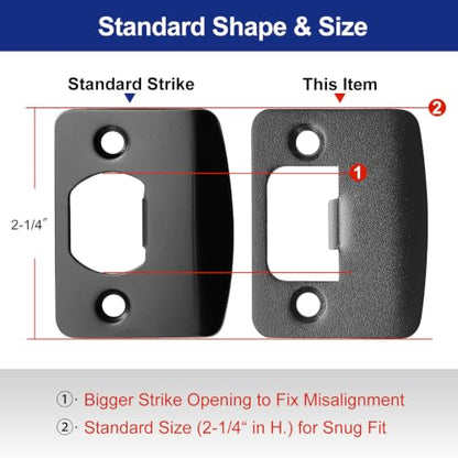Ultra Heavy Duty Door Strike Plate