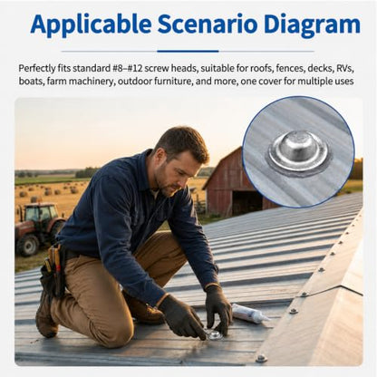 Metal Roof Screw Caps