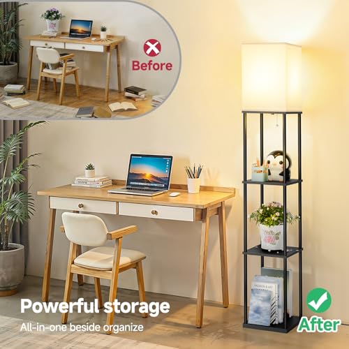 2 Pack Shelf Floor lamp