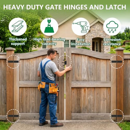 Gate Hinge and Self