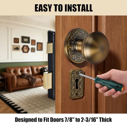 Vintage Rim Lock Set
