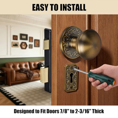 Vintage Rim Lock Set