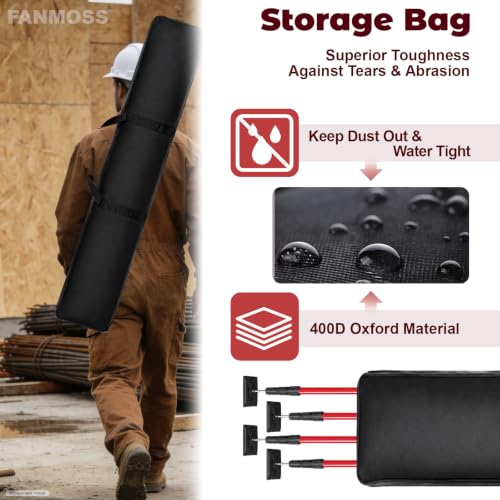 Dust Barrier Poles Kit