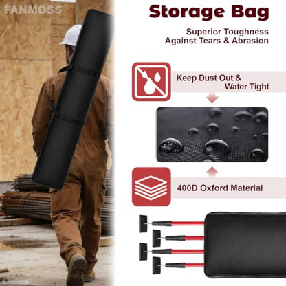 Dust Barrier Poles Kit