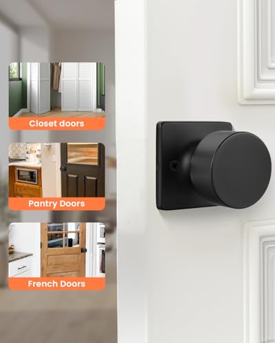 Black Door Knobs