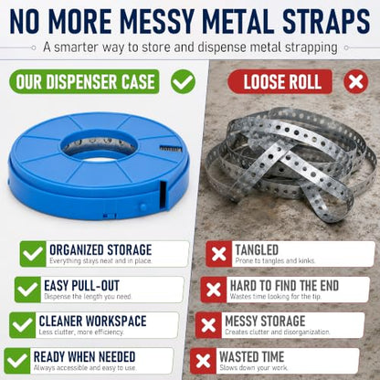 Galvanized Metal Strap Flexible Metal Strapping with Holes