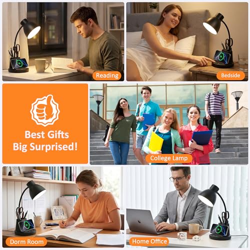Desk Lamp with Pen Holder